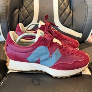 Size 9.5 - New Balance 327 “Garnet Natural Indigo Gum” Men’s MS327HE1